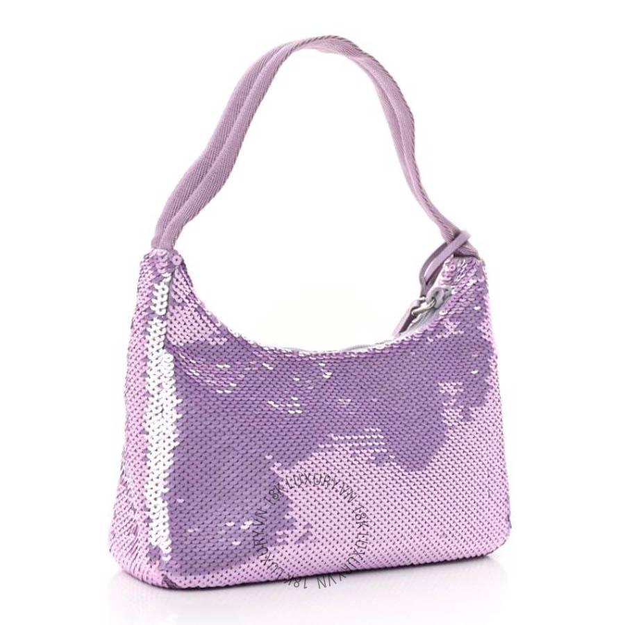 Túi xách Prada Paillettes Sequin Mini Re-Edition 2000 Bag Lilium FPTP376