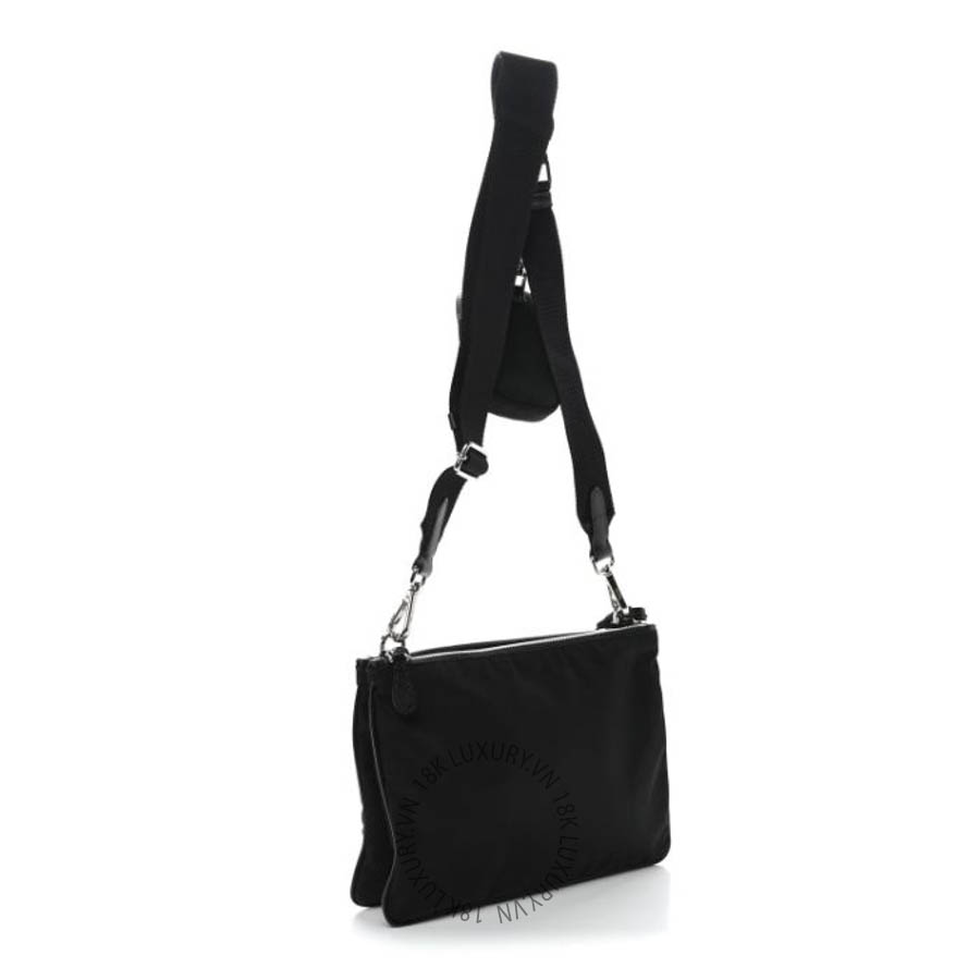 Túi xách Prada Re-Nylon Saffiano Re-Edition 2000 Double Zip Crossbody Bag Black FPTP336