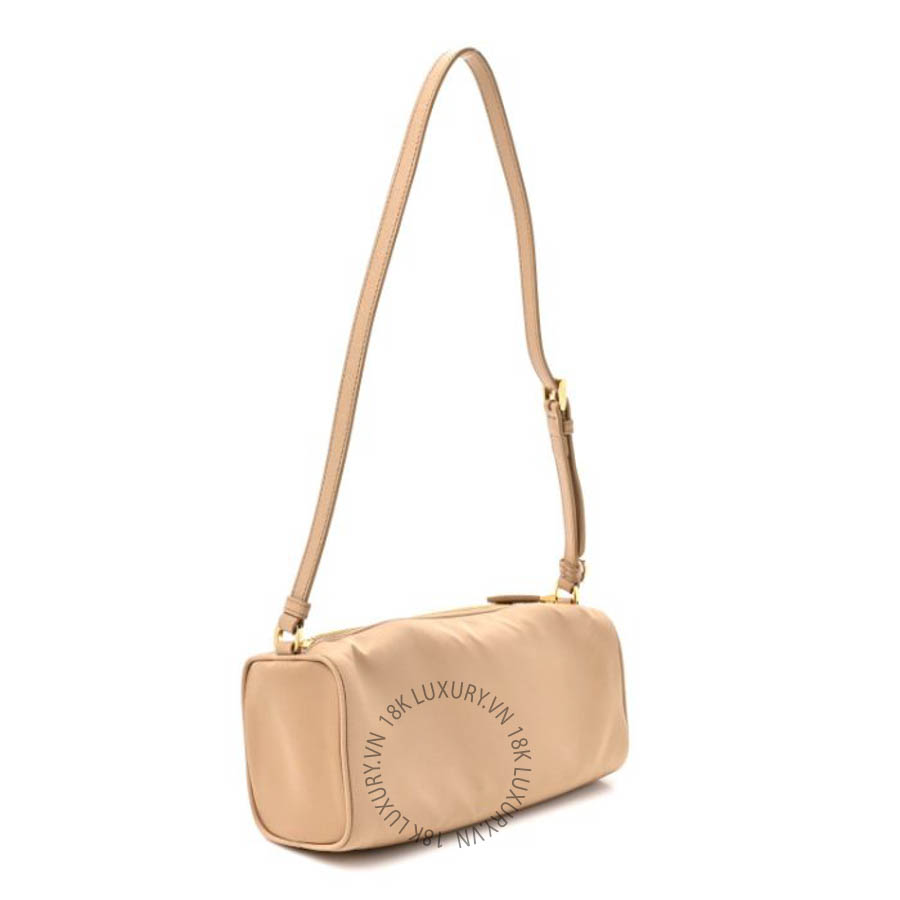 Túi xách Prada Re-Nylon Triangle Pouch Shoulder Bag Camel Brown FPTP244