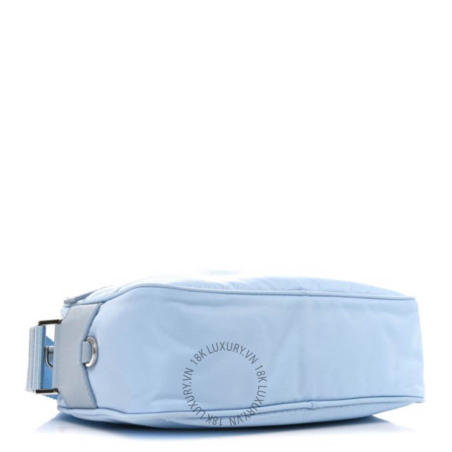 Túi xách Prada Re-Nylon Vela Saffiano Pocket Double Zip Shoulder Bag Celeste FPTP353 8 Túi xách Prada Re-Nylon Vela Saffiano Pocket Double Zip Shoulder Bag Celeste FPTP353