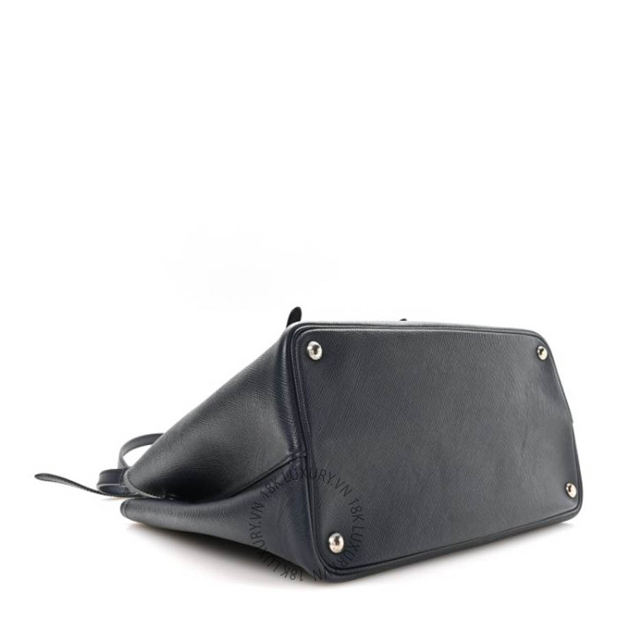 Túi xách Prada Saffiano Cuir Medium Double Handle Tote Baltico Astrale FPTP324 8 Túi xách Prada Saffiano Cuir Medium Double Handle Tote Baltico Astrale FPTP324