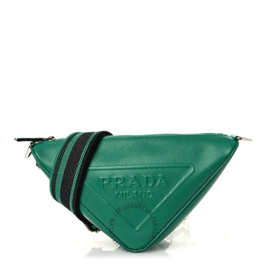 Túi xách Prada Saffiano Cuir Triangle Logo Embossed Triangle Shoulder Bag Mango FPTP434