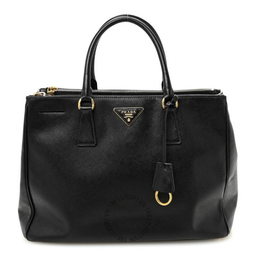 Túi xách Prada Saffiano Large Galleria Double Zip Tote Black FPTP398