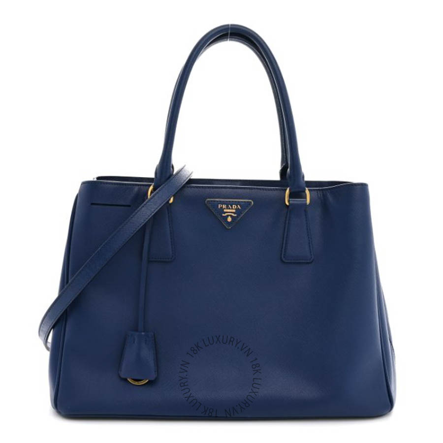 Túi xách Prada Saffiano Lux Medium Tote Bluette FPTP159