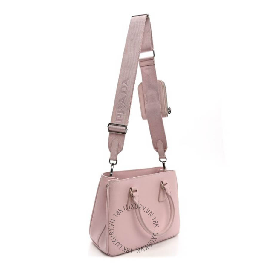Túi xách Prada Saffiano Lux Micro Galleria Shoulder Bag Alabastro FPTP522