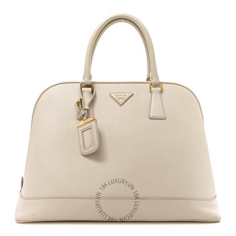 Túi xách Prada Saffiano Lux Open Promenade Tote Talco FPTP158