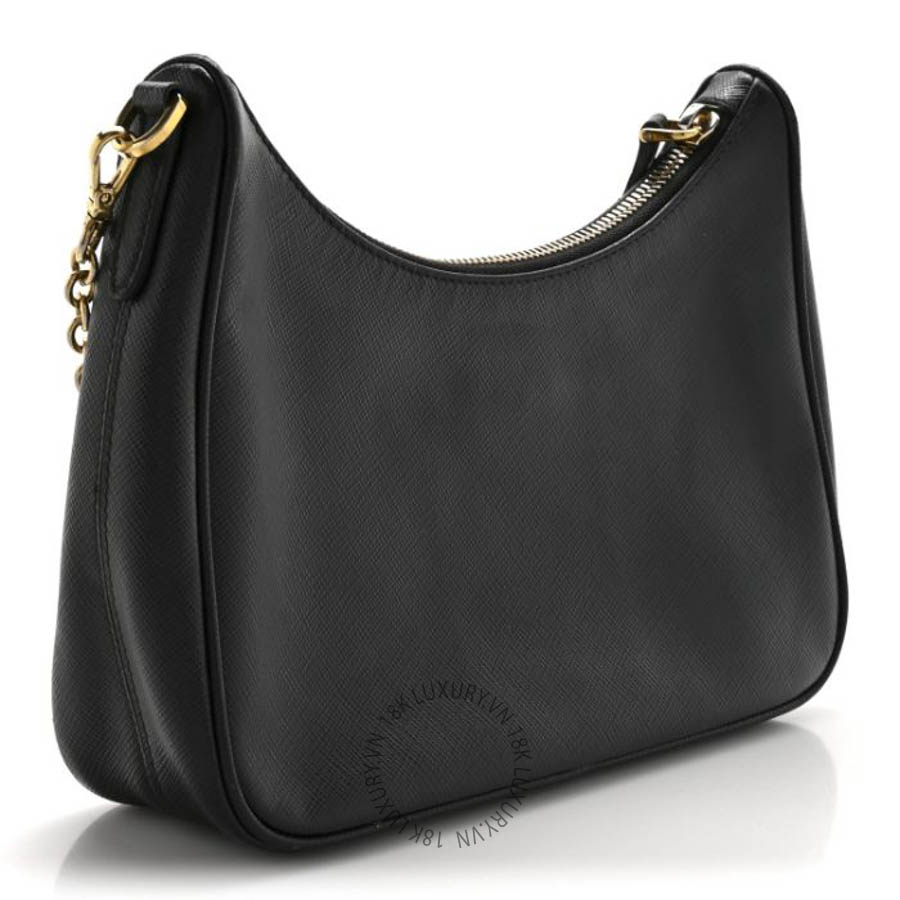 Túi xách Prada Saffiano Lux Re-Edition 2005 Shoulder Bag Black FPTP429