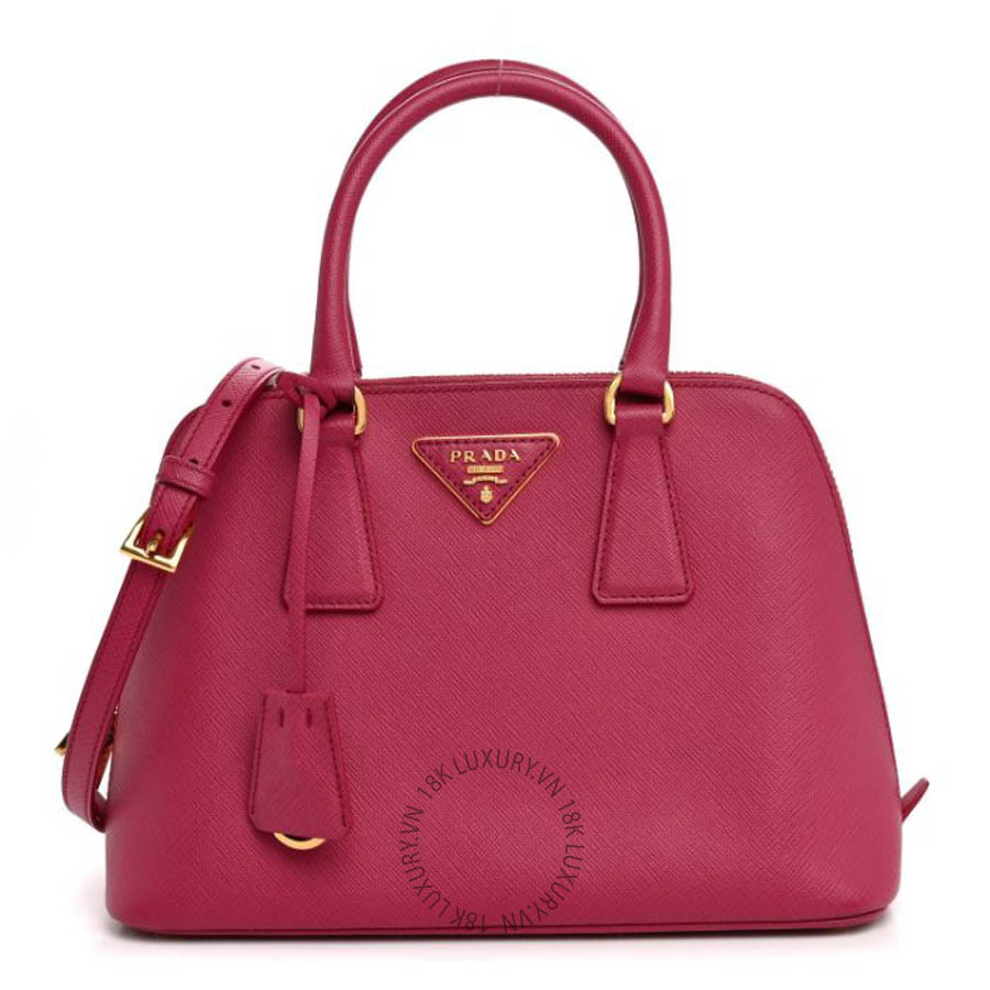 Túi xách Prada Saffiano Lux Small Promenade Tote Peonia FPTP266