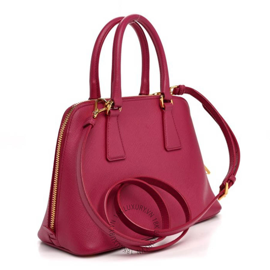 Túi xách Prada Saffiano Lux Small Promenade Tote Peonia FPTP266