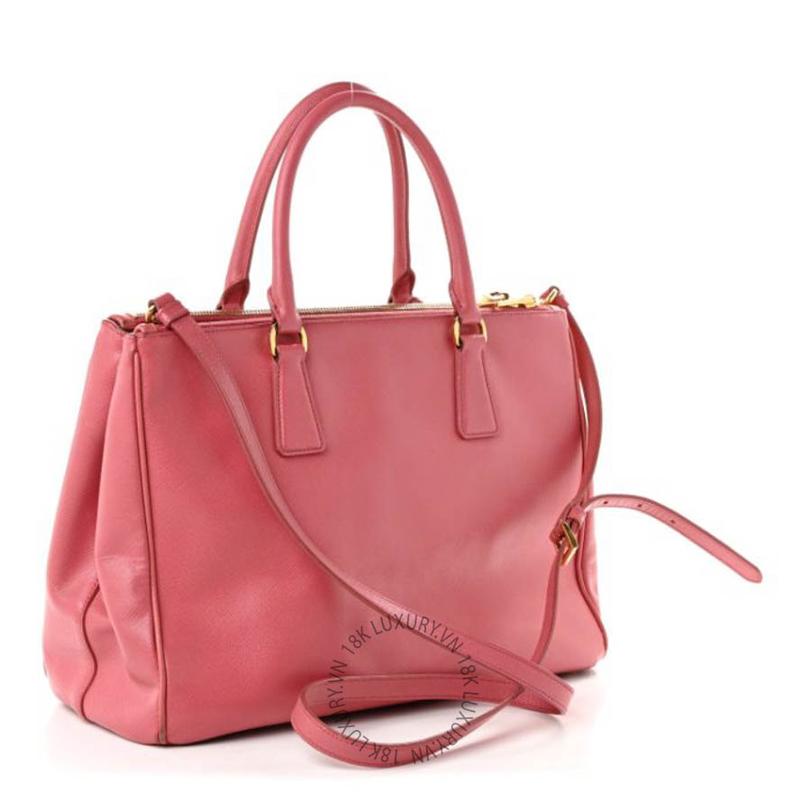 Túi xách Prada Saffiano Medium Galleria Double Zip Tote Geranio FPTP325