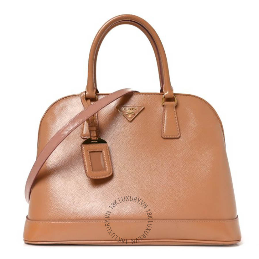 Túi xách Prada Saffiano Vernice Medium Promenade Tote Orchidea FPTP197