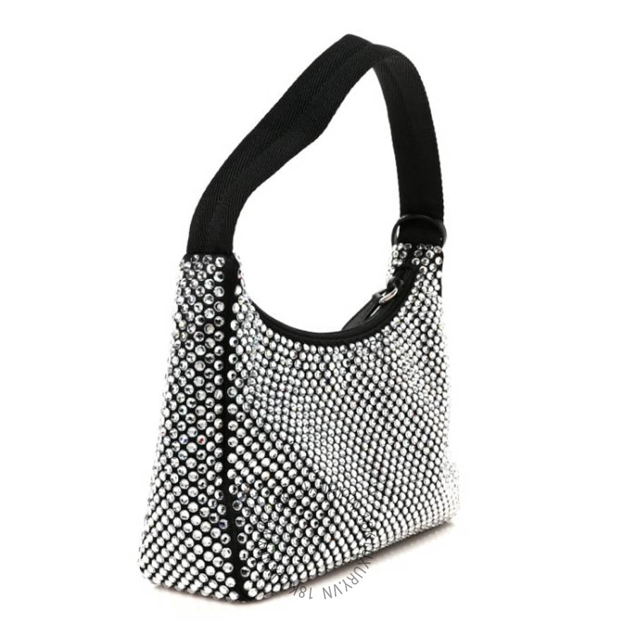 Túi xách Prada Satin Crystal Mini Re-Edition 2000 Bag Cristal FPTP482