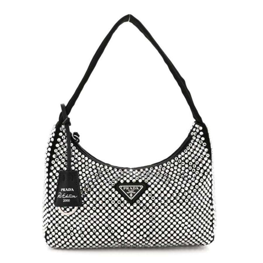 Túi xách Prada Satin Crystal Mini Re-Edition 2000 Bag Cristal FPTP493
