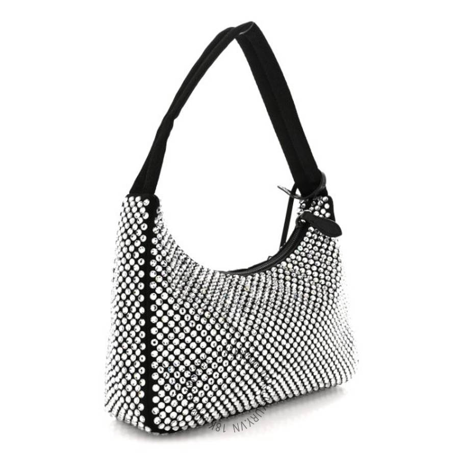 Túi xách Prada Satin Crystal Mini Re-Edition 2000 Bag Cristal FPTP493