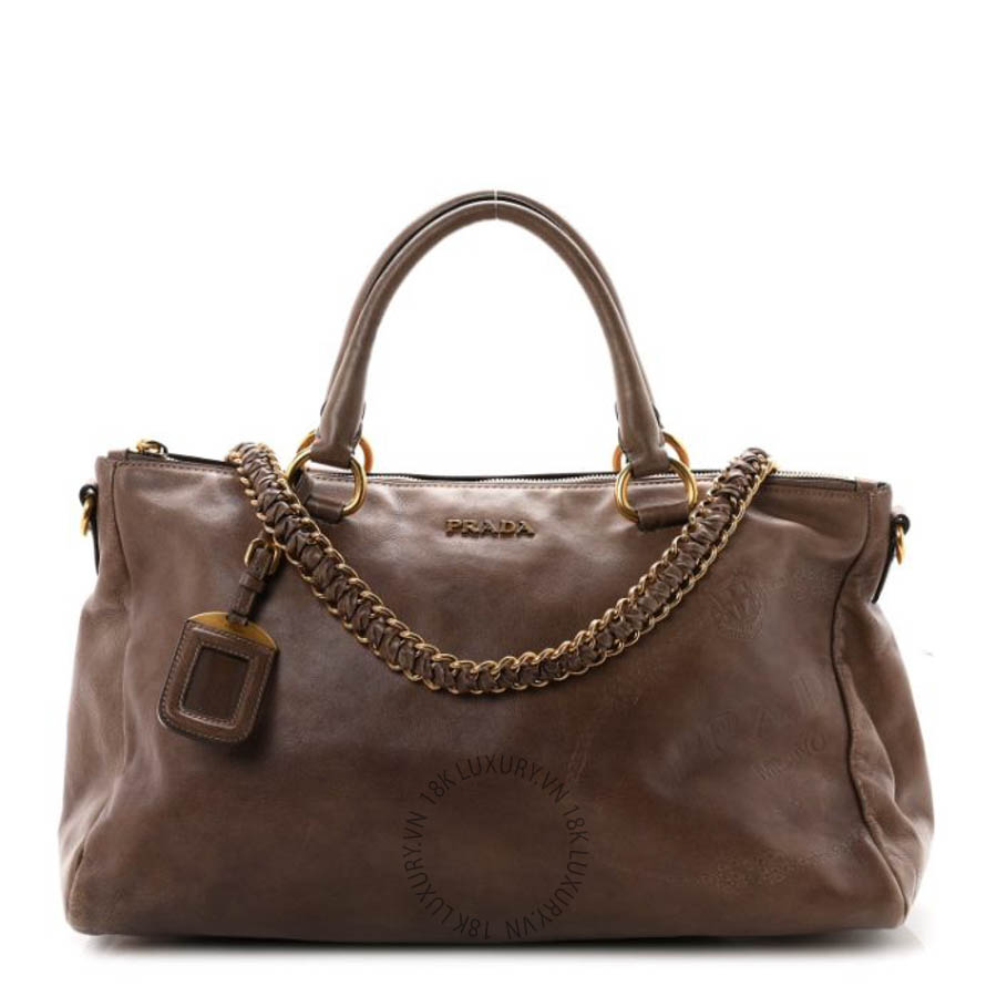 Túi xách Prada Soft Calf Shopping Tote Bambu FPTP240