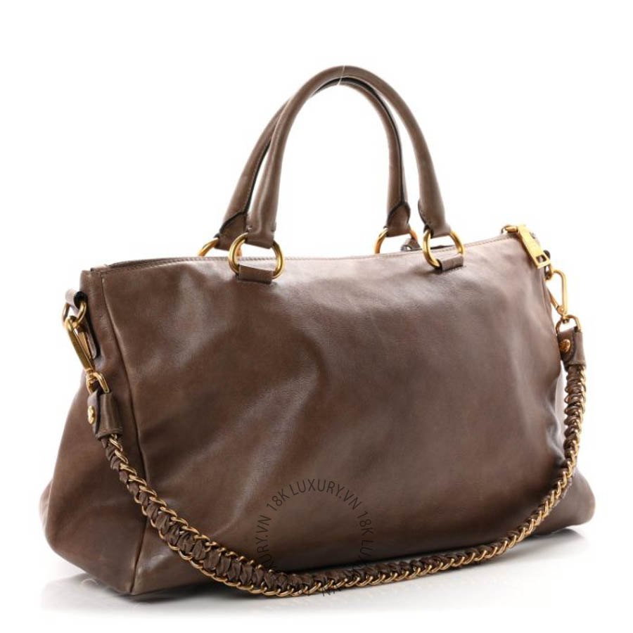 Túi xách Prada Soft Calf Shopping Tote Bambu FPTP240