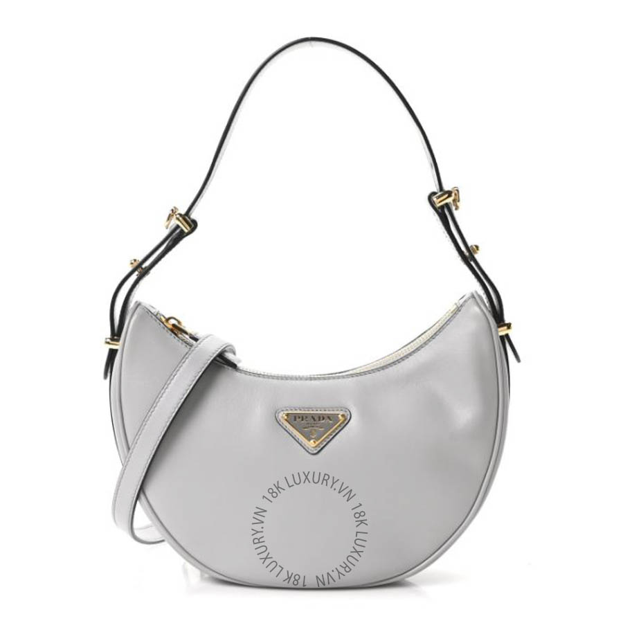 Túi xách Prada Soft Calfskin Arque Shoulder Bag Granito FPTP521