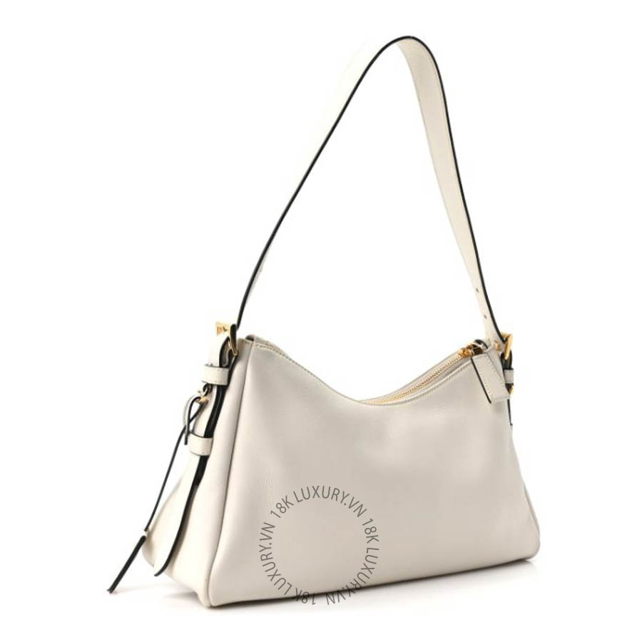 Túi xách Prada Soft Calfskin Medium Aimee Shoulder Bag White FPTP620