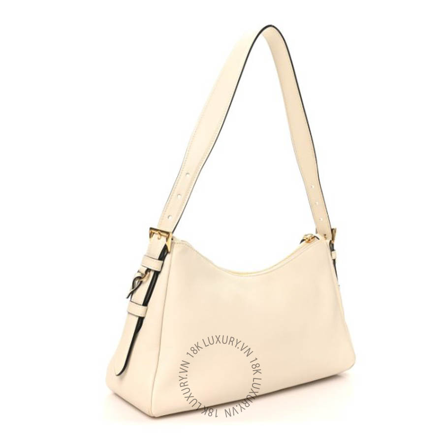 Túi xách Prada Soft Calfskin Medium Aimée Shoulder Bag White FPTP622