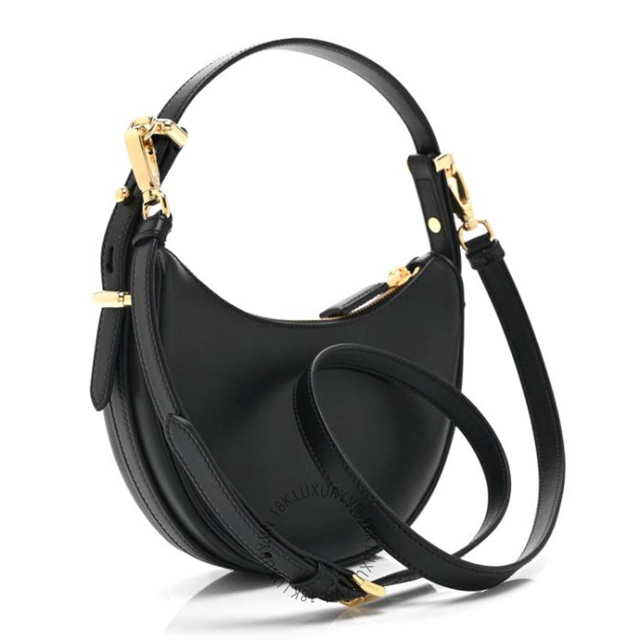 Túi xách Prada Soft Calfskin Mini Arque Shoulder Bag Black FPTP599