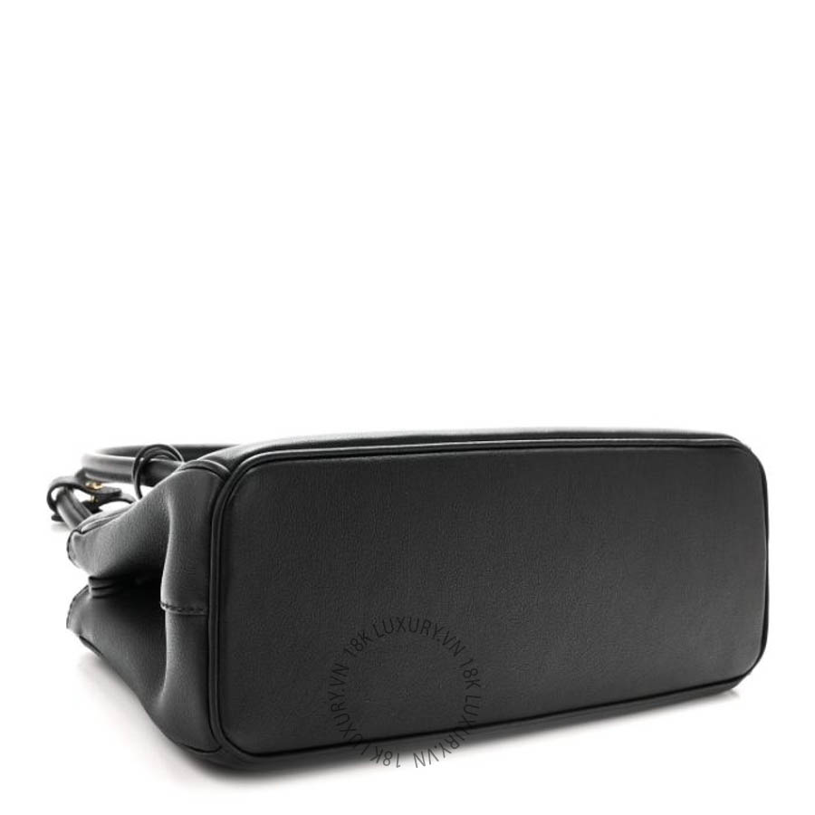 Túi xách Prada Soft Grain Medium East West Galleria Double Zip Bag Black FPTP642 8 Túi xách Prada Soft Grain Medium East West Galleria Double Zip Bag Black FPTP642