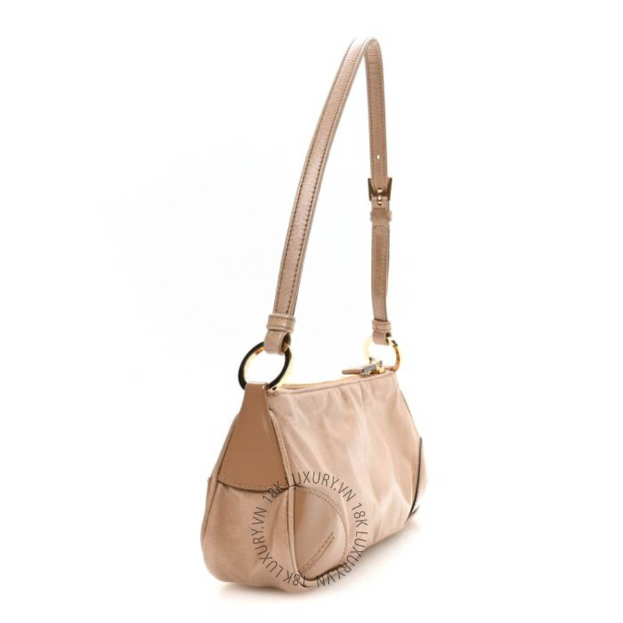 Túi xách Prada Soft Lux Calfskin Re-Edition 2002 Shoulder Bag Travertine FPTP472