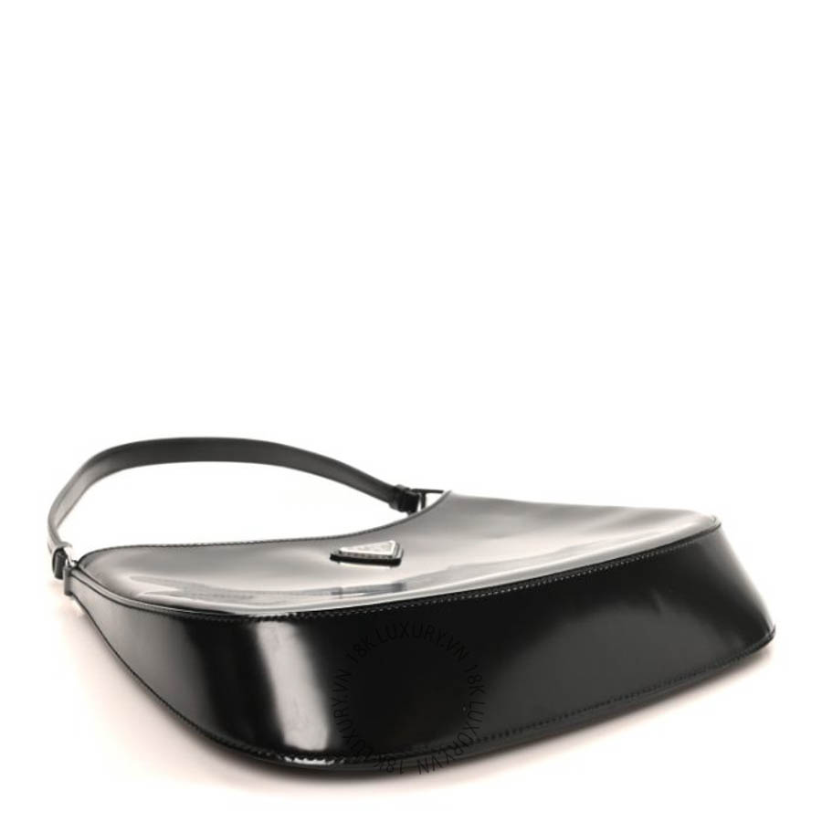 Túi xách Prada Spazzolato Cleo Shoulder Bag Black FPTP465 8 Túi xách Prada Spazzolato Cleo Shoulder Bag Black FPTP465