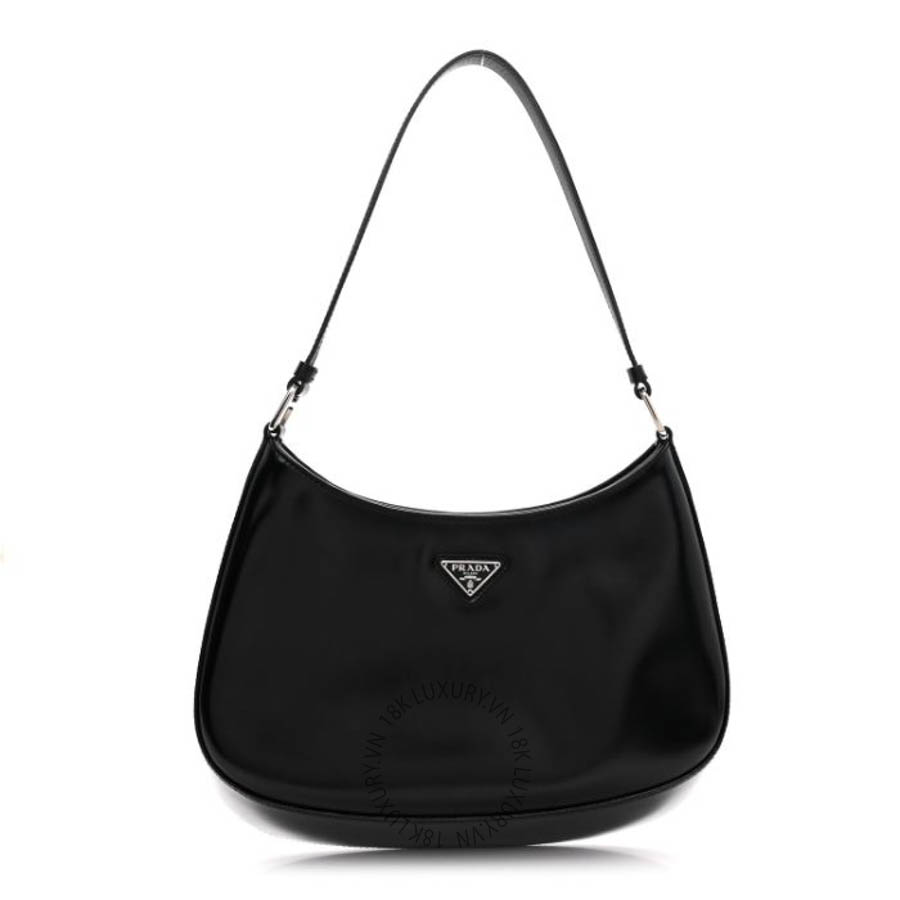 Túi xách Prada Spazzolato Cleo Shoulder Bag Black FPTP486