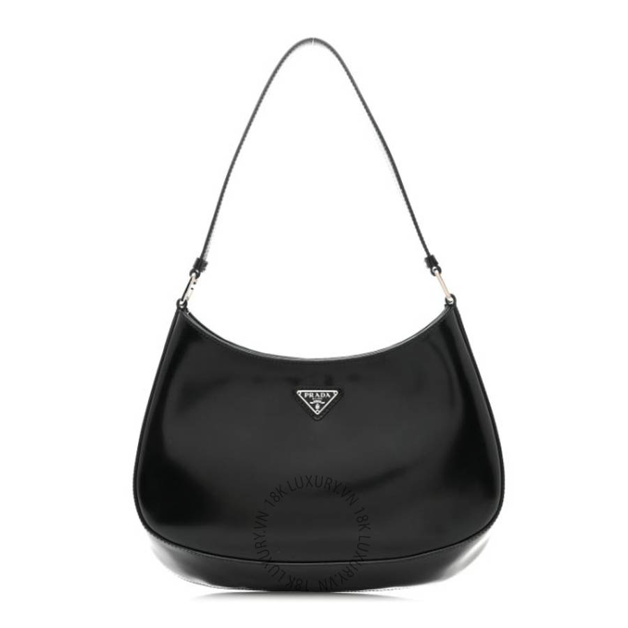 Túi xách Prada Spazzolato Cleo Shoulder Bag Black FPTP590