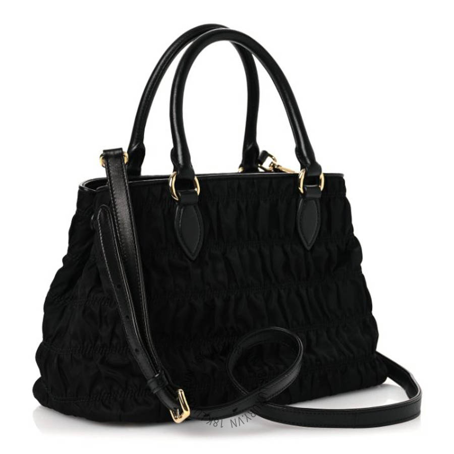 Túi xách Prada Tessuto Nylon Gaufre Small Tote Black FPTP264