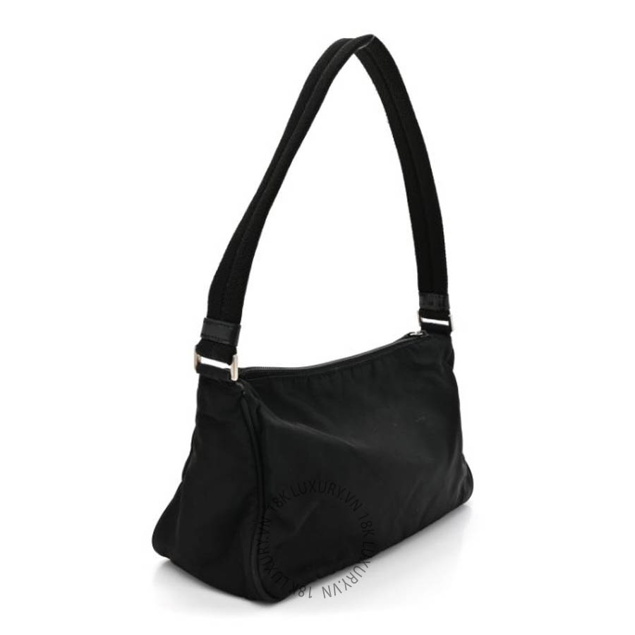 Túi xách Prada Tessuto Nylon Pochette Black FPTP048
