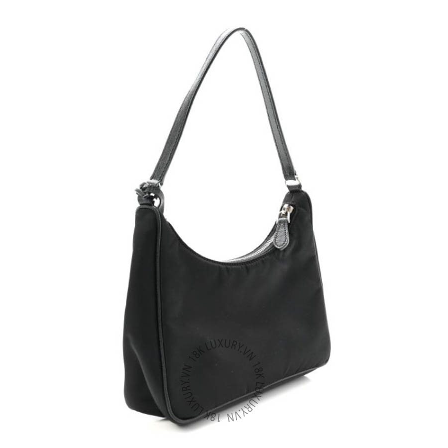 Túi xách Prada Tessuto Nylon Saffiano Mini Re-Edition 2005 Bag Black FPTP198