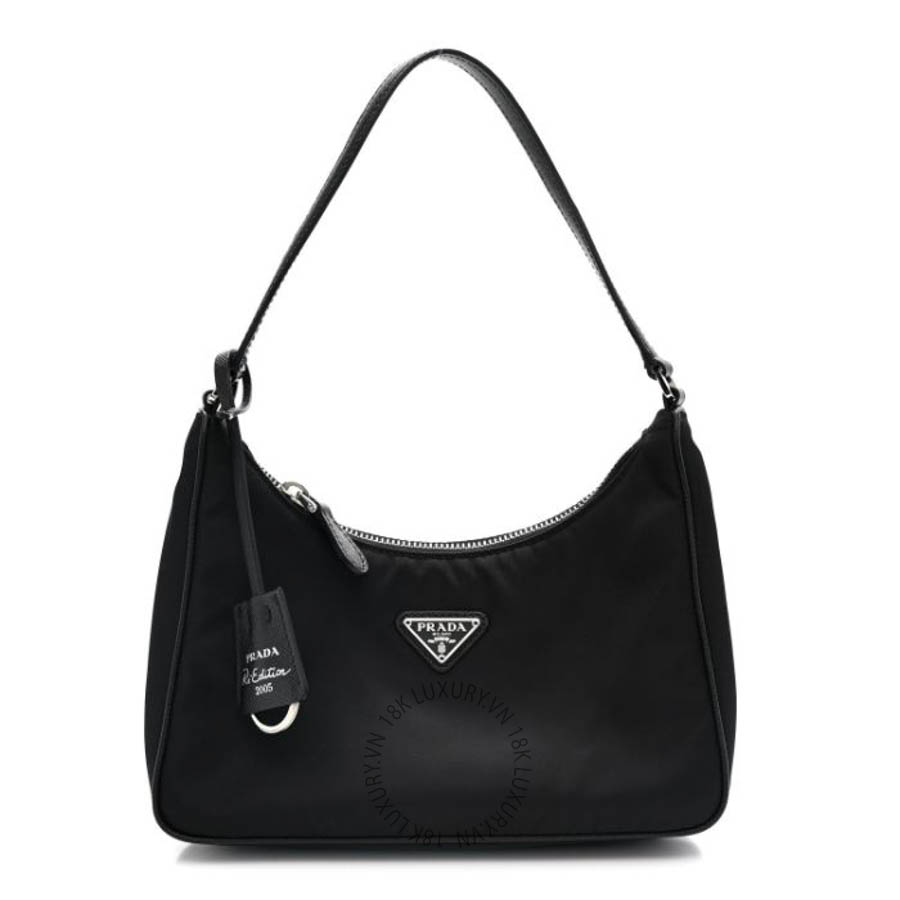 Túi xách Prada Tessuto Nylon Saffiano Mini Re-Edition 2005 Bag Black FPTP424