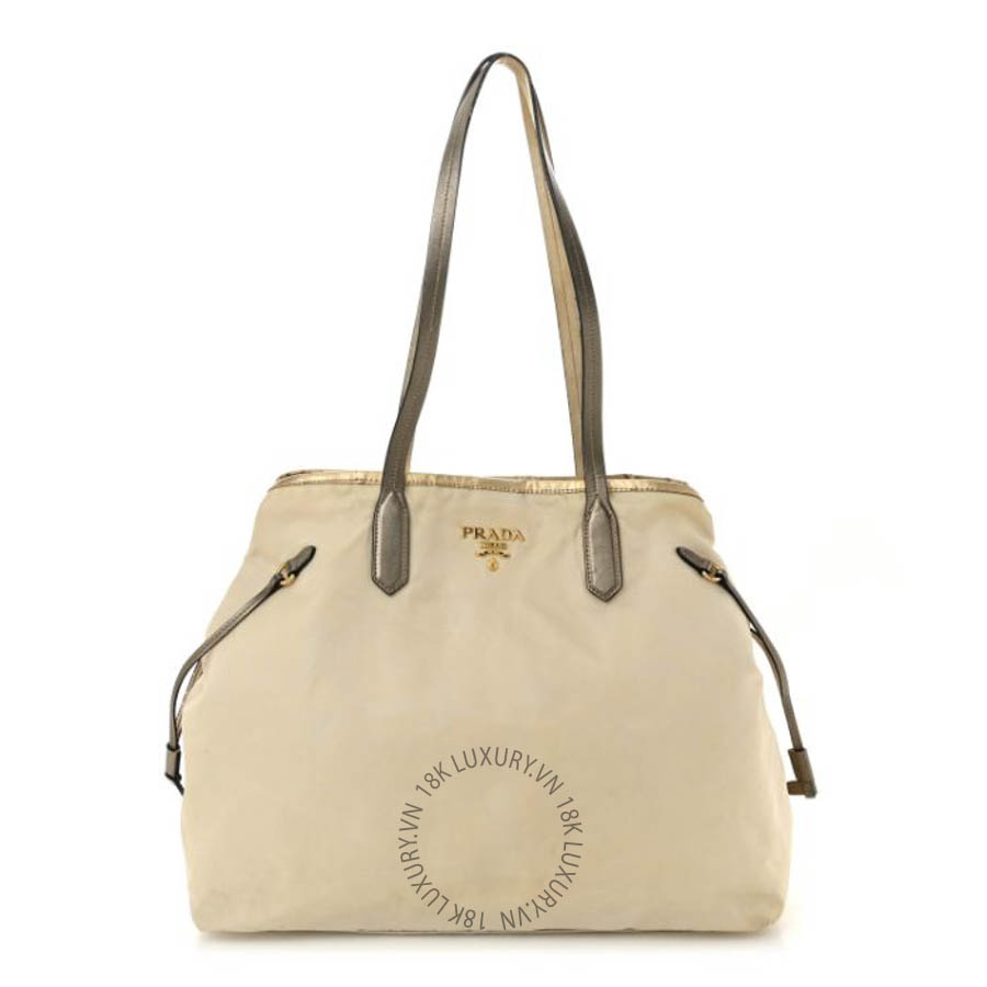 Túi xách Prada Tessuto Nylon Saffiano Shopping Tote White FPTP002