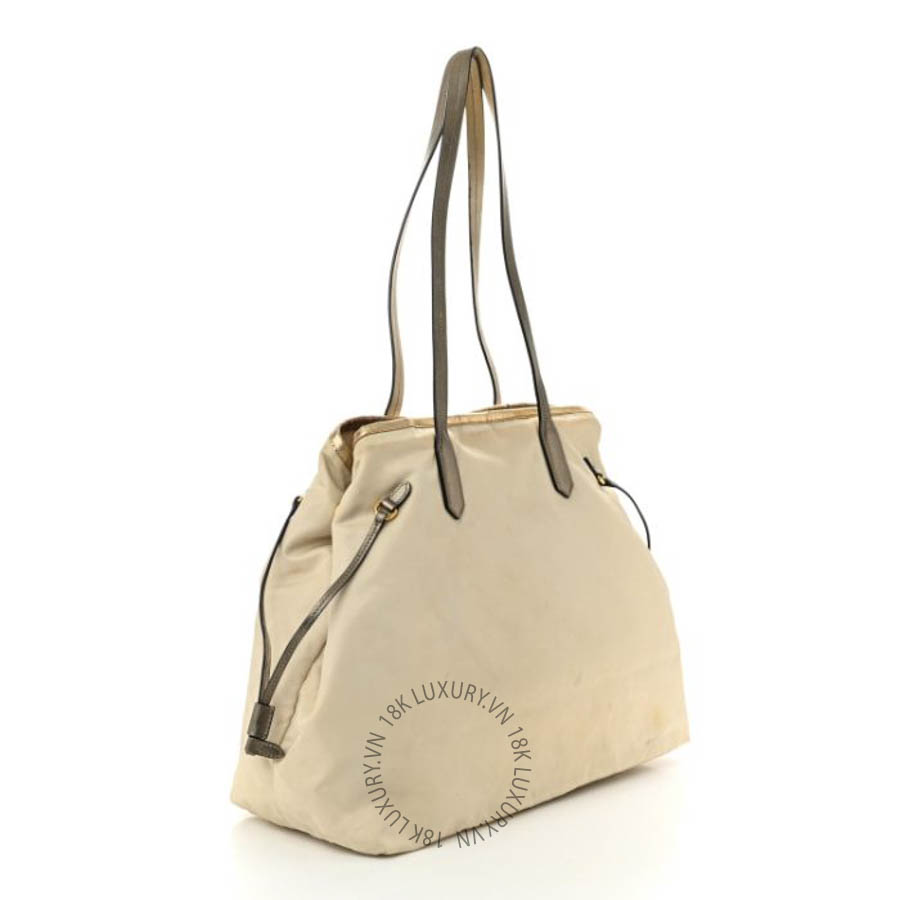 Túi xách Prada Tessuto Nylon Saffiano Shopping Tote White FPTP002