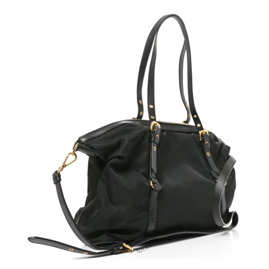 Túi xách Prada Tessuto Nylon Saffiano Tote Black FPTP094