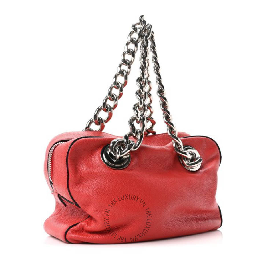 Túi xách Prada Vitello Daino Chain Satchel Bag Lacca FPTP109