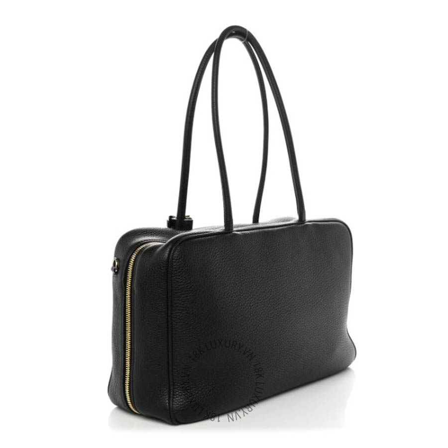 Túi xách Prada Vitello Daino Large Top Handle Bag Black FPTP601