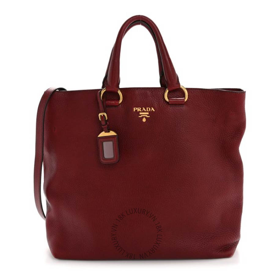 Túi xách Prada Vitello Daino Shopping Tote Amaranto FPTP080