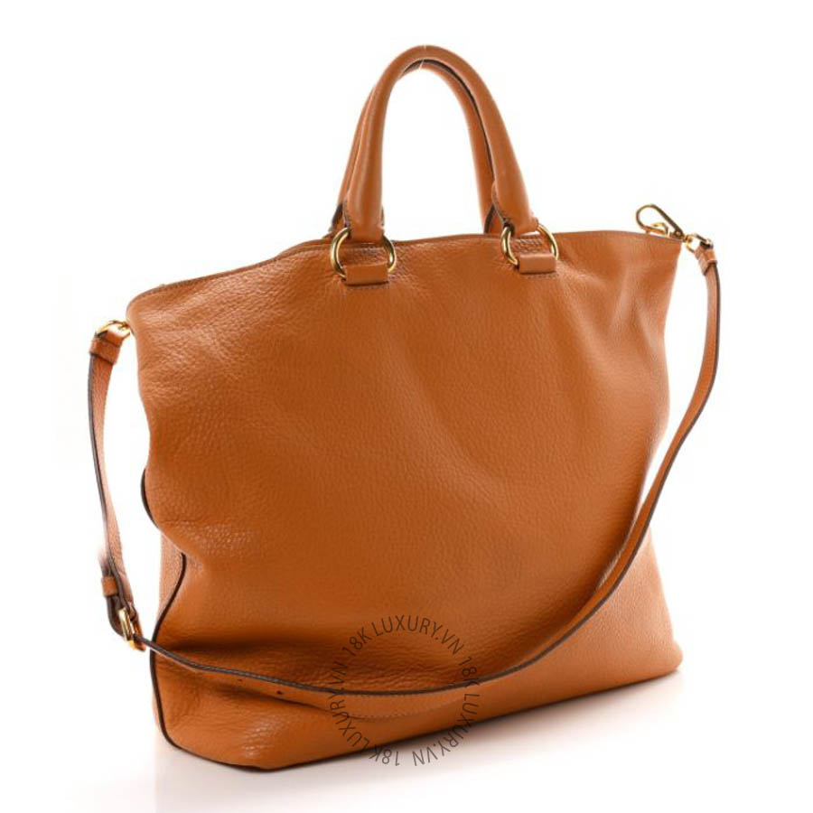 Túi xách Prada Vitello Daino Shopping Tote Ambra FPTP182