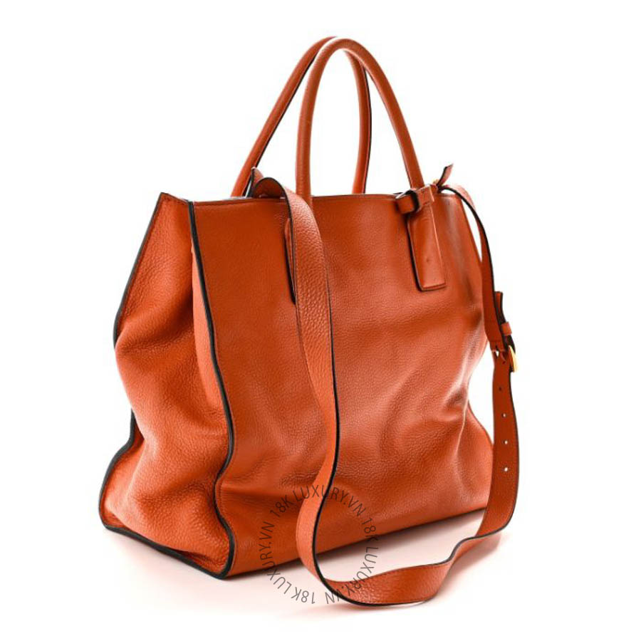 Túi xách Prada Vitello Daino Shopping Tote Rame FPTP075