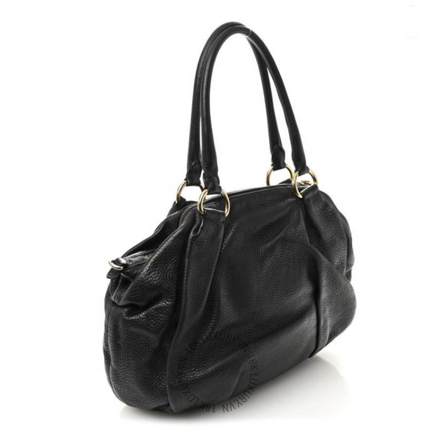 Túi xách Prada Vitello Daino Shoulder Bag Black FPTP085