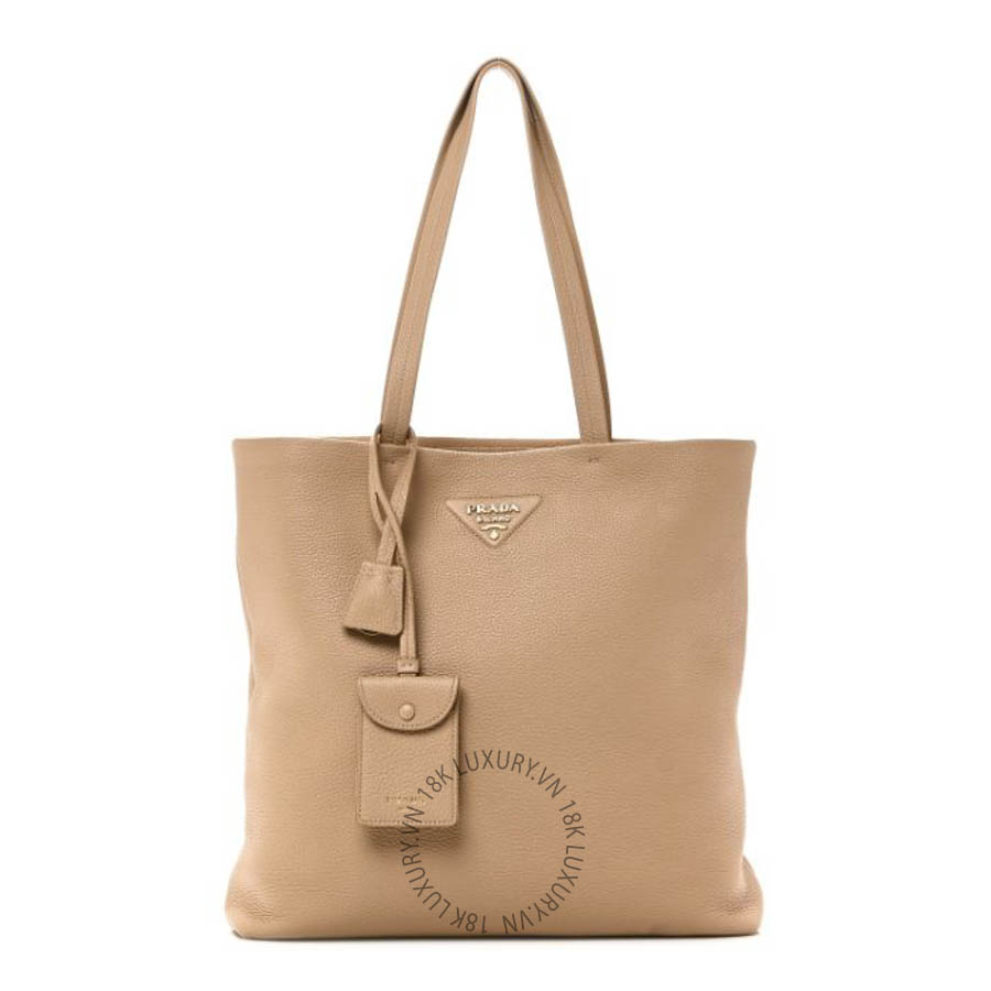 Túi xách Prada Vitello Daino Soft Large Tote Bag Sabbia FPTP603