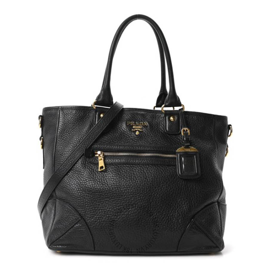 Túi xách Prada Vitello Daino Tote Black FPTP168