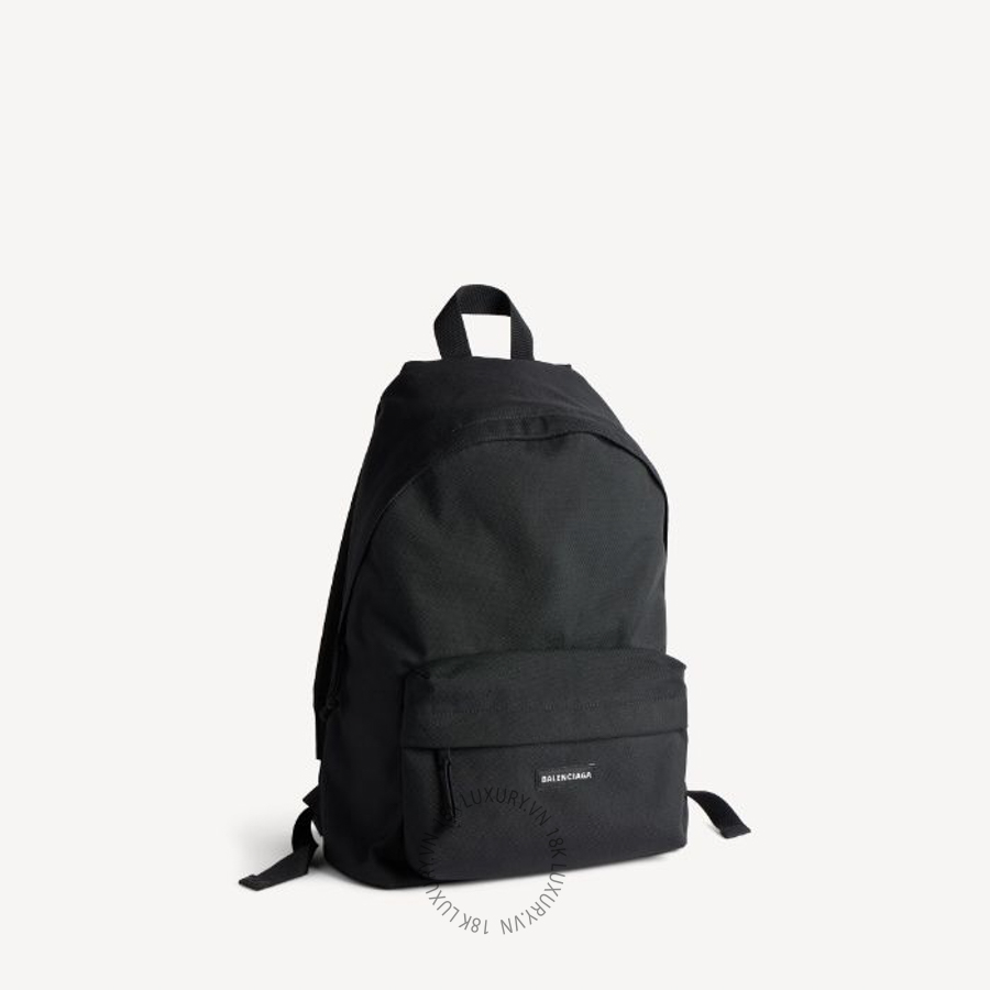 Balo Balenciaga Men's Explorer Backpack in Black 5032212VZ371000 BCA098