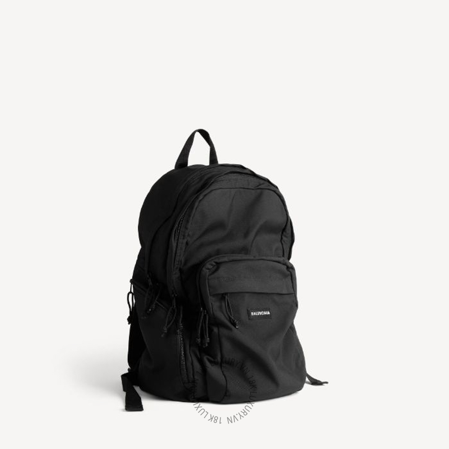 Balo Balenciaga Men's Explorer Multipocket Backpack in Black 8274762ABPK1000 BCA066