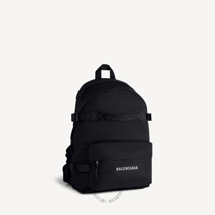 Balo Balenciaga Men's Ski Backpack in Black 7708822AAUU1000 BCA095