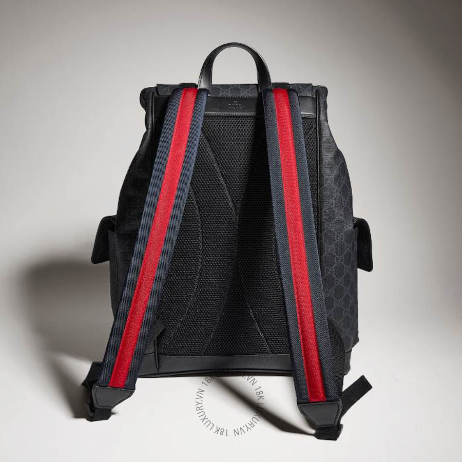 Balo Gucci GG Black large backpack 792080 FADJQ 1185 GFD481 18 Balo Gucci GG Black large backpack 792080 FADJQ 1185 GFD481