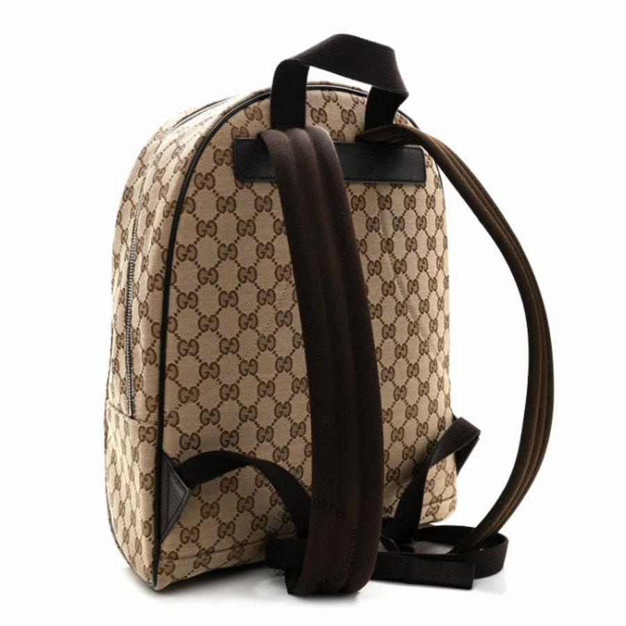 Balo Gucci Monogram Travel Backpack Dark Brown NFPG440