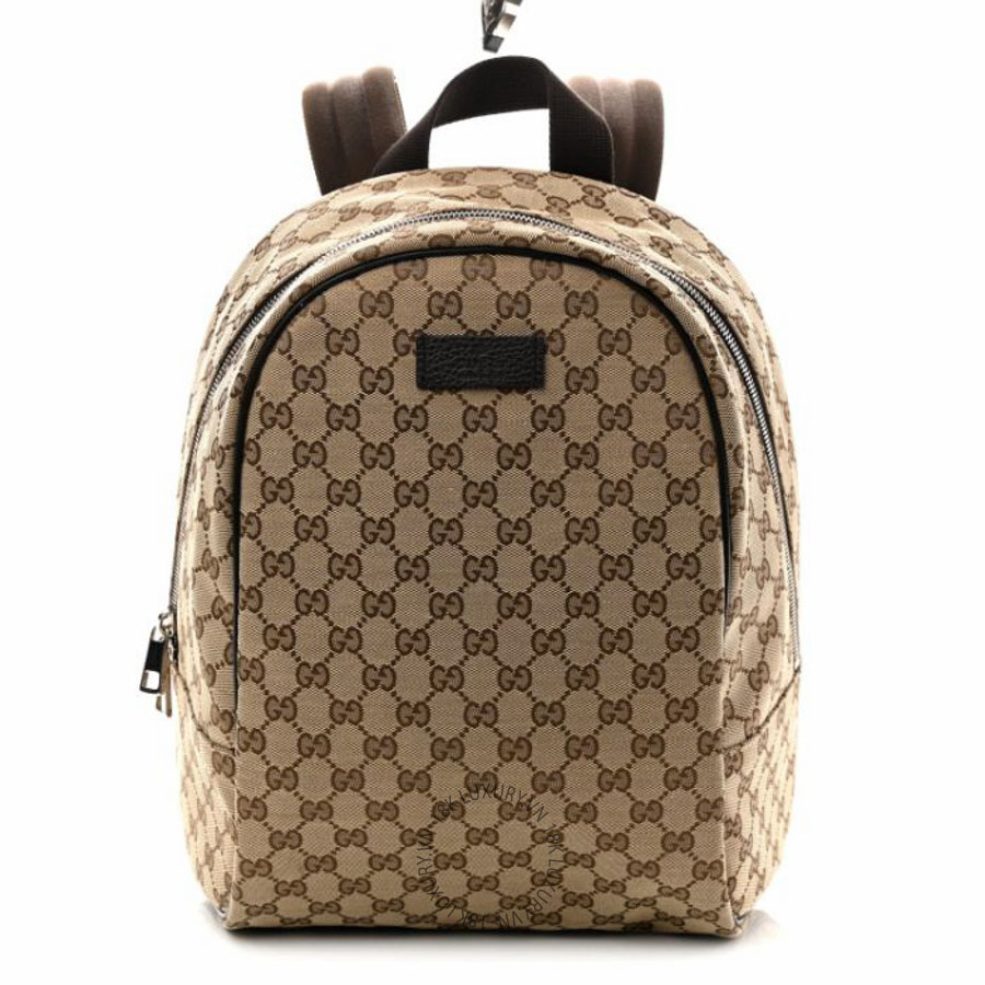 Balo Gucci Monogram Travel Backpack Dark Brown NFPG440
